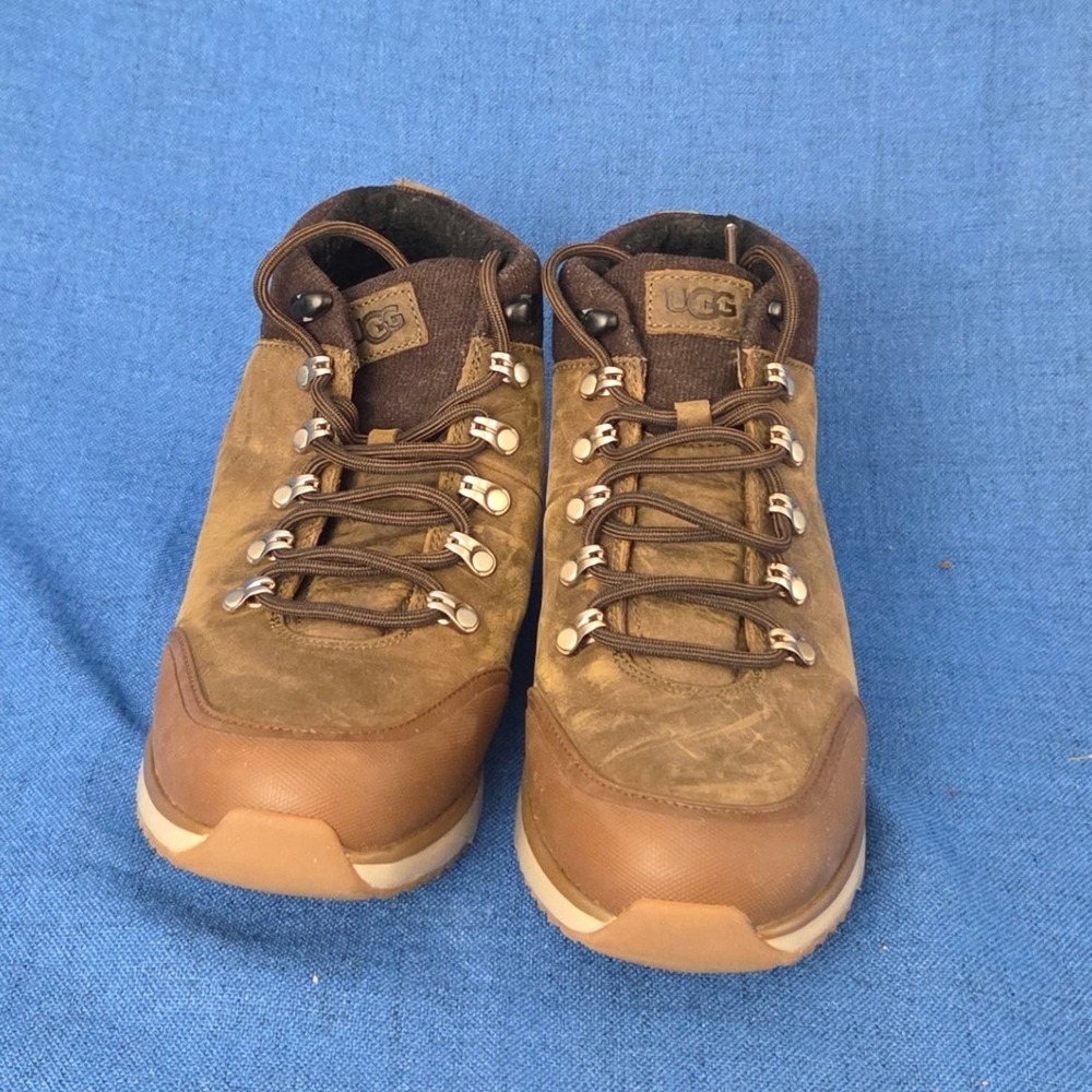 UGG Highland Sport Boots Mens 9.5 Brown Leather Water Resistant 1017275 Hiker